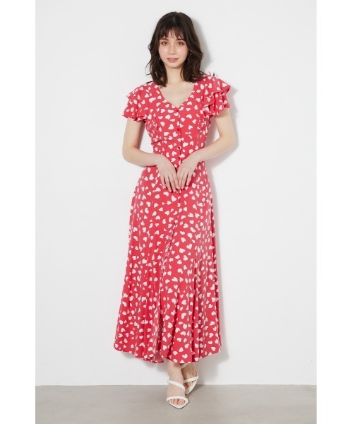 「rienda」 半袖ワンピース SMALL ベージュ レディース_画像7