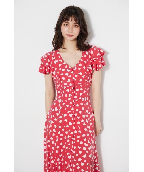 「rienda」 半袖ワンピース SMALL ベージュ レディース_画像9