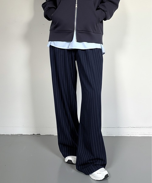 パンツ ストライプワイドパンツ レディース : ZOZOTOWN Yahoo!店