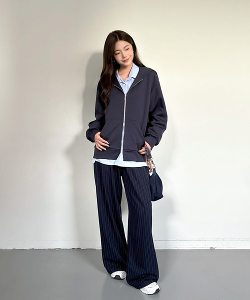 パンツ ストライプワイドパンツ レディース : ZOZOTOWN Yahoo!店