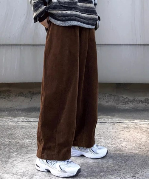 「CELENA BEATS」 スラックス M ブラウン メンズ_画像3