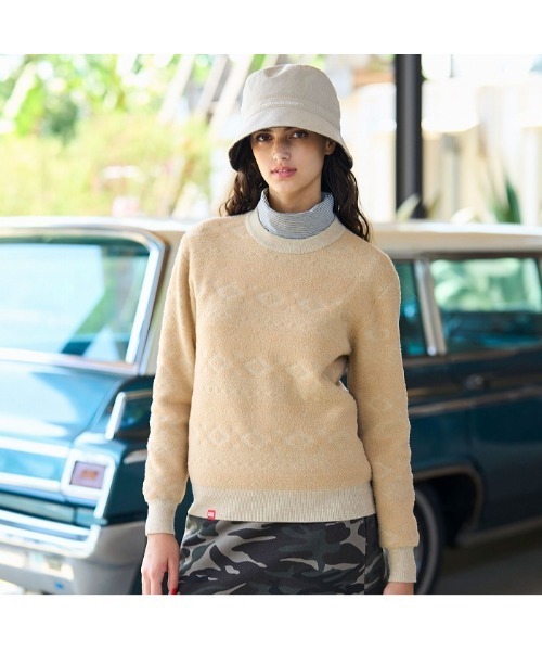 Rosasen（ロサーセン） ニット セーター 「Rosasen/GOLF」オルテガ柄