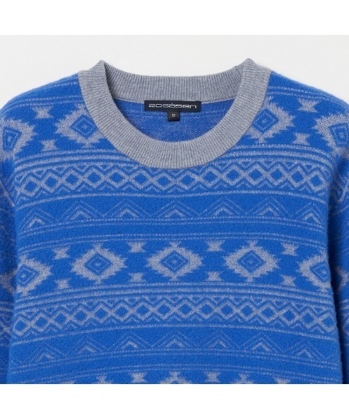 Rosasen（ロサーセン） ニット セーター 「Rosasen/GOLF」オルテガ柄