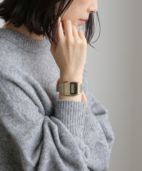 HIROB（ヒロブ） 腕時計 Web限定 CASIO PREMIUM A1100G-5JF レディース