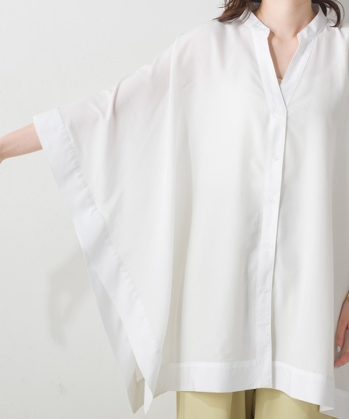 「terrace」 7分袖ブラウス MEDIUM オフホワイト レディース_画像9