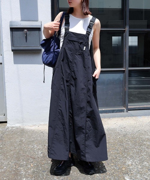 「ANME」 ノースリーブワンピース M ネイビー レディース_画像3