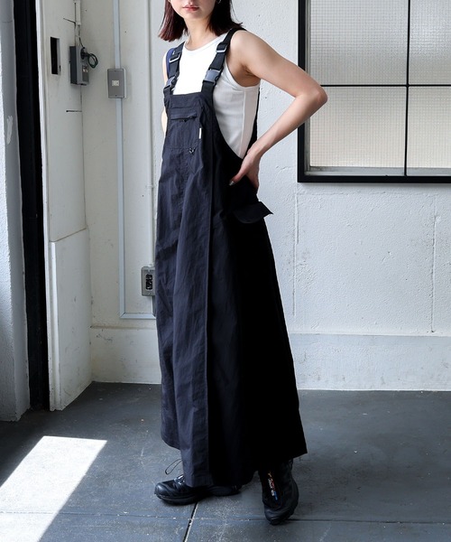 「ANME」 ノースリーブワンピース M ネイビー レディース_画像4