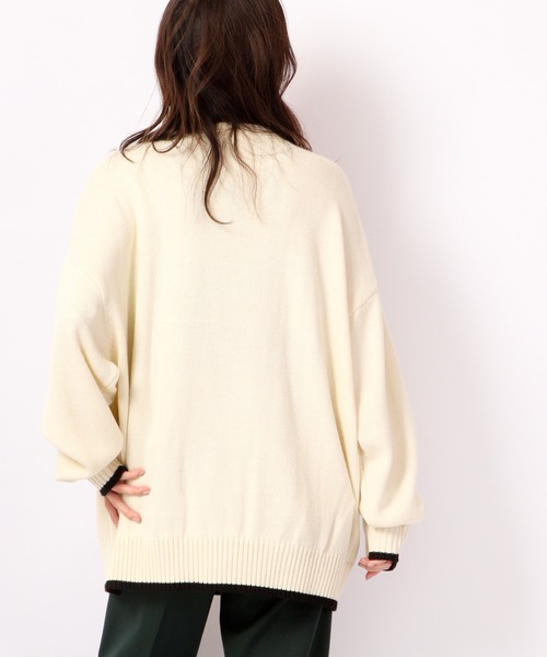 「VISION STREET WEAR」 長袖ニット L ブルー メンズ_画像9