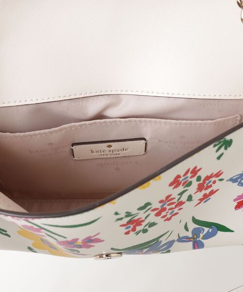 「kate spade new york」 花柄2WAYバッグ - ホワイト レディース_画像4