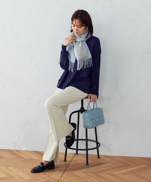 「MONO COMME CA」 2WAYバッグ FREE サックスブルー レディース_画像6