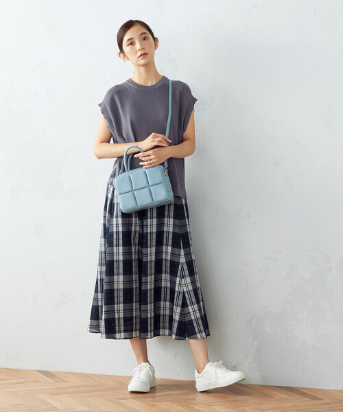 「MONO COMME CA」 2WAYバッグ FREE サックスブルー レディース_画像9