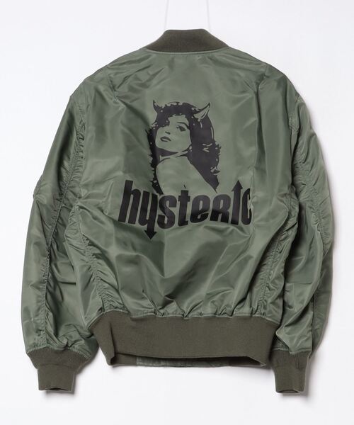 ヒステリックグラマー グリーン　ナイロンジャケット　メンズＳサイズ ヒステリックグラマー グリーン ナイロンジャケット メンズSサイズ