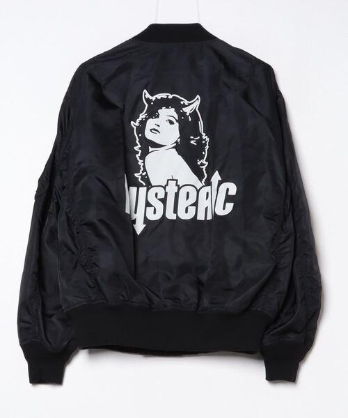 ヒステリックグラマー　ジップアップナイロンブルゾンヒスガール　黒　Free HYSTERIC GLAMOUR（ヒステリックグラマー） ナイロンブルゾン SMALL