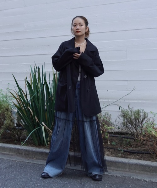 「TEEN BOOP」 ノースリーブワンピース FREE ブラック レディース_画像4