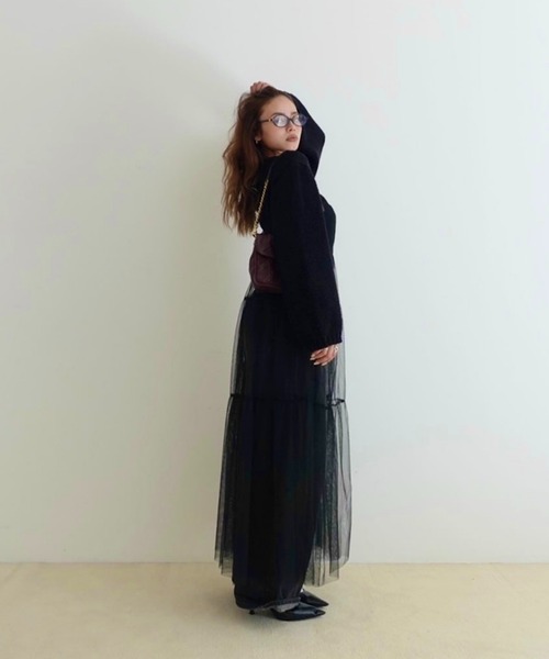 「TEEN BOOP」 ノースリーブワンピース FREE ブラック レディース_画像9