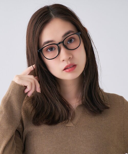 Zoff（ゾフ） 伊達メガネ メガネ 眼鏡 ボストン型 メガネ｜軽量 眼鏡