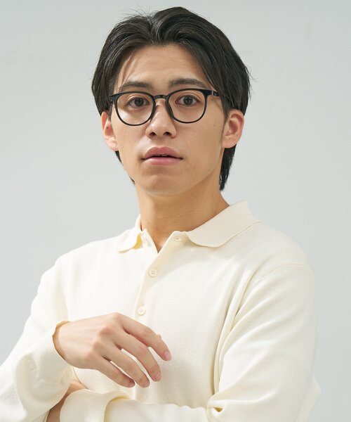 Zoff（ゾフ） 伊達メガネ メガネ 眼鏡 ボストン型 メガネ｜軽量 眼鏡