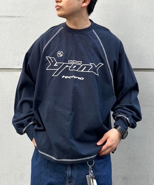 「WHO'S WHO gallery」 長袖Tシャツ FREE チャコールグレー メンズ_画像3