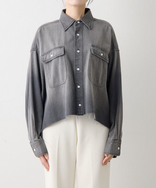 完売品　Whim Gazette デニムジャケット サイズFREE Whim Gazette（ウィム ガゼット） デニムジャケット FREE サックス