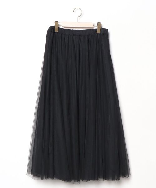 CHIC STYLE（シックスタイル） フレアスカート 3L ブラック レディース