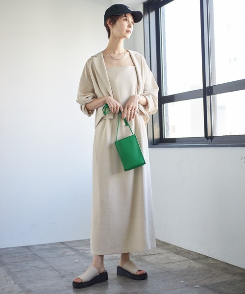 「LEPSIM」 フラットサンダル MEDIUM ホワイト×ブラック レディース_画像2
