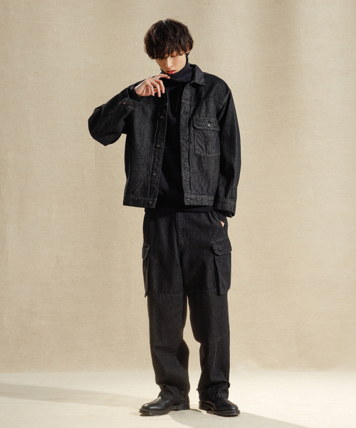 ADAM ET ROPE'（アダムエロペ） デニムジャケット X-LARGE ネイビー