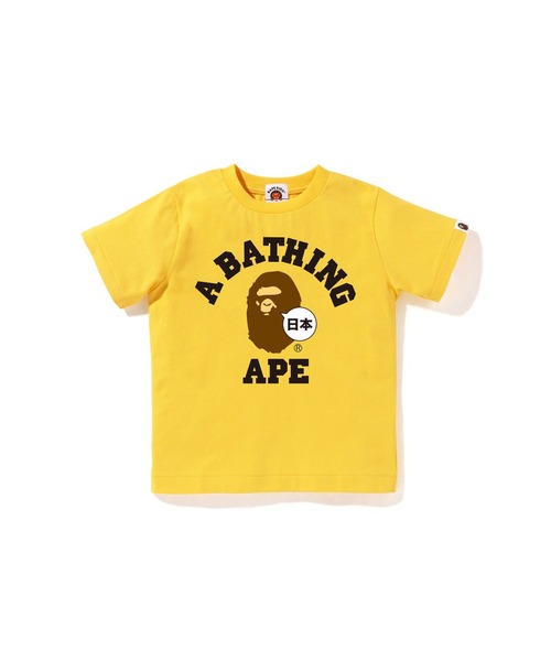 A BATHING APE（アベイシングエイプ） tシャツ JAPAN COLLEGE TEE