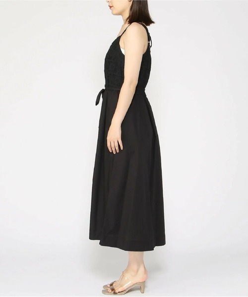 「PREFERIR」 キャミソールワンピース LARGE オフホワイト レディース_画像3