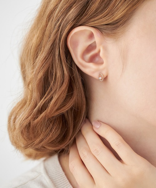 Canal4℃（カナルヨンドシー） ピアス ピンクシルバー ピアス