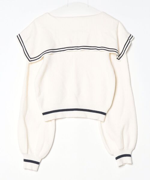 「Ambre Neige」 長袖ニット FREE アイボリー レディース_画像2