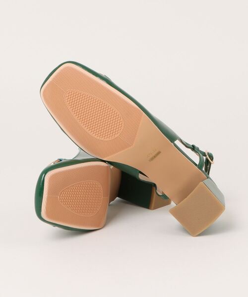 「Noubel Voug Relax」 ヒールサンダル 24cm レッド レディース_画像3
