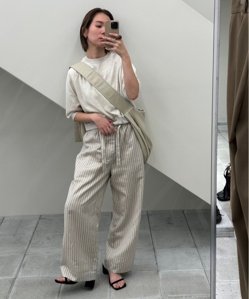 「TODAYFUL」 スウェットカットソー FREE チャコールグレー レディース_画像3