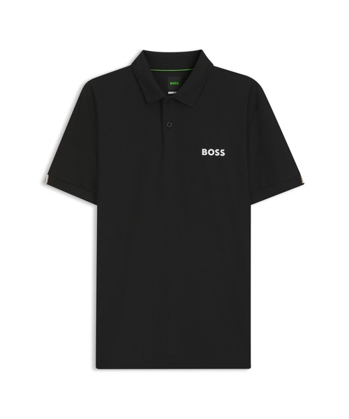 BOSS（HUGO BOSS） ポロシャツ ストライプジャージー スリムフィット