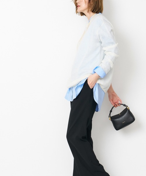 「MICA&DEAL」 長袖ニット FREE ライトグレー レディース_画像5