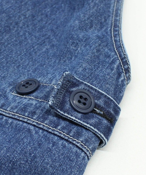 「URCH RNA」 オーバーオール MEDIUM ライトインディゴブルー レディース_画像9