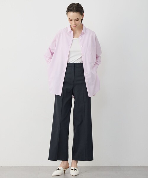 uvカット ワイドパンツ パンツ シェルタリングドライオックス ワイドパンツ レディースの画像