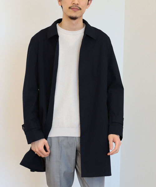 BEAMS HEART（ビームス ハート） ステンカラーコート 50(XL) ネイビー