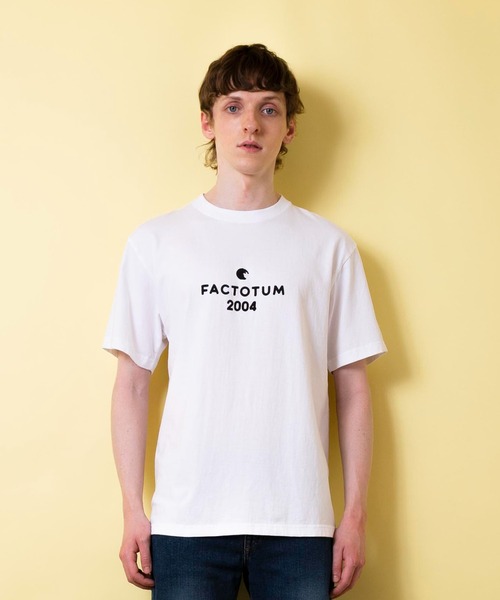 「FACTOTUM」 半袖Tシャツ 46 ブラック メンズ_画像2