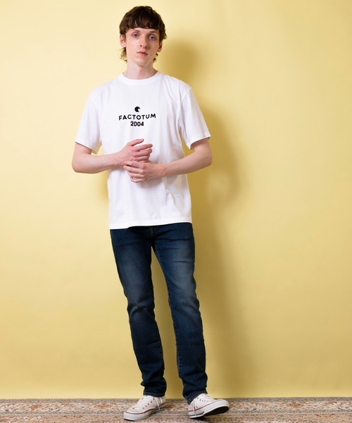 「FACTOTUM」 半袖Tシャツ 46 ブラック メンズ_画像5