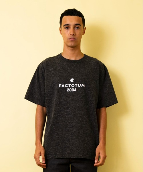 「FACTOTUM」 半袖Tシャツ 46 ブラック メンズ_画像6