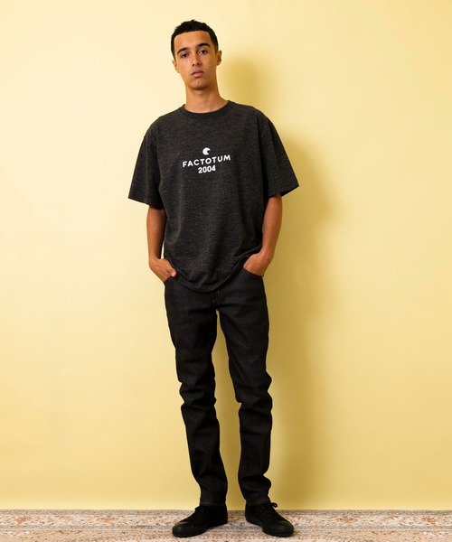 「FACTOTUM」 半袖Tシャツ 46 ブラック メンズ_画像9