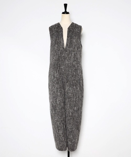 「Bonjour Sagan」 オールインワン FREE ブラック レディースの画像3