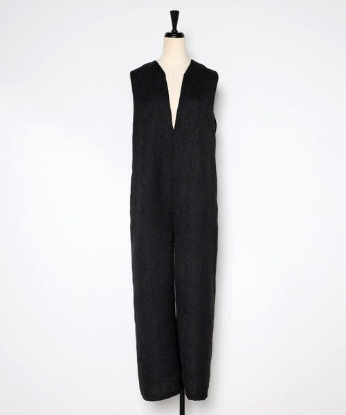 「Bonjour Sagan」 オールインワン FREE ブラック レディースの画像4