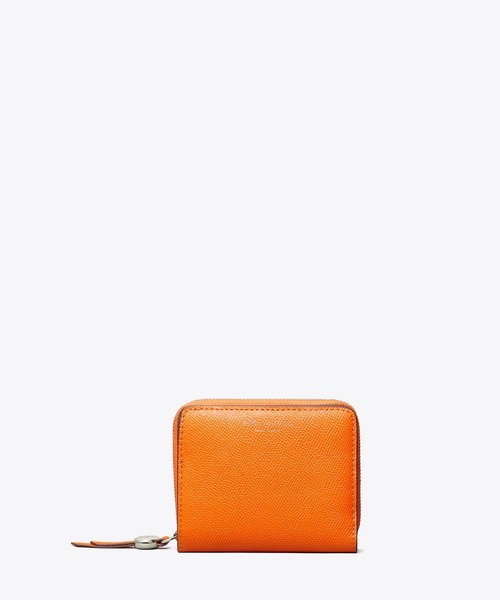 トリーバーチ 折財布 二つ折り オレンジ ミニウォレット  旅行用 可愛い 軽量 TORY BURCH（トリーバーチ） 財布 ロミー バイフォールド ウォレット