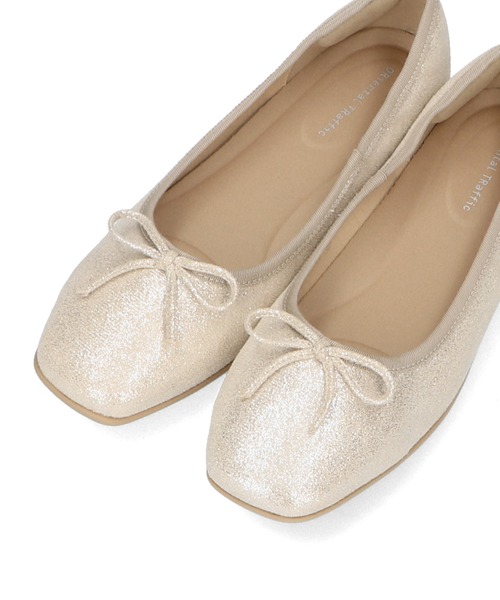 「ORiental TRaffic」 バレエシューズ 38 グレー レディース_画像4