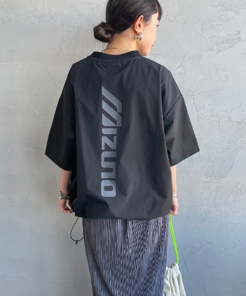 tシャツ 「MIZUNO/ミズノ」 別注 4WAYストレッチ バックプリントTシャツ「追加」 レディース メンズの画像