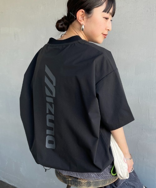 tシャツ 「MIZUNO/ミズノ」 別注 4WAYストレッチ バックプリントTシャツ「追加」 レディース メンズの画像
