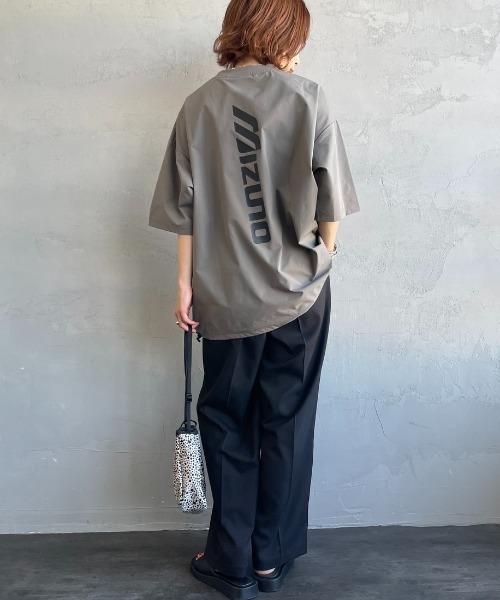 tシャツ 「MIZUNO/ミズノ」 別注 4WAYストレッチ バックプリントTシャツ「追加」 レディース メンズの画像