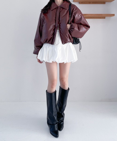 「Heather」 ロングブーツ M ブラック レディース_画像5