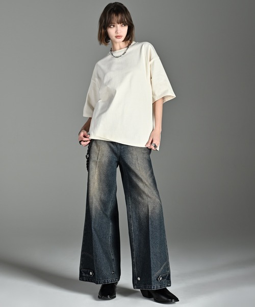 「ADRER」 半袖Tシャツ S ブラック メンズ_画像3